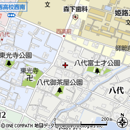 兵庫県姫路市八代792-8周辺の地図