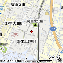 兵庫県姫路市野里上野町周辺の地図