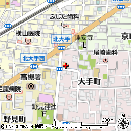 大阪府高槻市大手町1-18周辺の地図