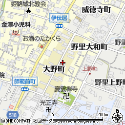 兵庫県姫路市大野町19周辺の地図