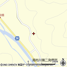 島根県浜田市内村町1173周辺の地図