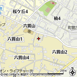 愛知県知多郡武豊町六貫山2丁目5周辺の地図