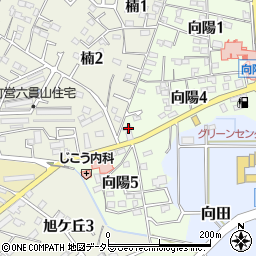 愛知県知多郡武豊町向陽4丁目21周辺の地図