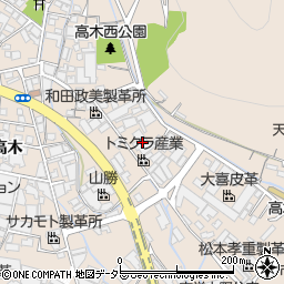 兵庫県姫路市花田町高木208周辺の地図