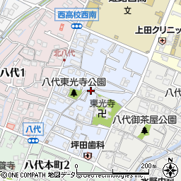 兵庫県姫路市八代東光寺町周辺の地図
