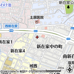 兵庫県姫路市新在家中の町11-15周辺の地図