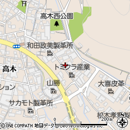 兵庫県姫路市花田町高木285周辺の地図