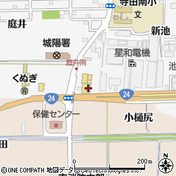 スズキ自販京都スズキアリーナ城陽周辺の地図