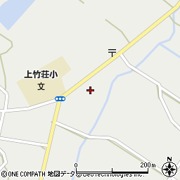 岡山県加賀郡吉備中央町上竹2082-2周辺の地図
