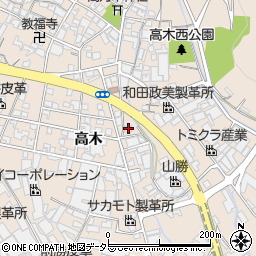 兵庫県姫路市花田町高木159周辺の地図