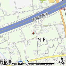 静岡県島田市竹下260周辺の地図