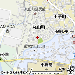 兵庫県小野市丸山町12周辺の地図