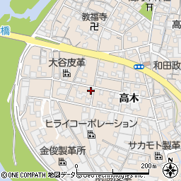 兵庫県姫路市花田町高木22周辺の地図