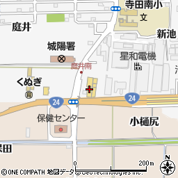 京都トヨタ自動車城陽店周辺の地図