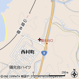 島根県浜田市西村町1455周辺の地図