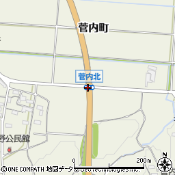 菅内北周辺の地図