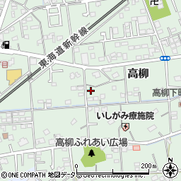 静岡県藤枝市高柳1663-2周辺の地図