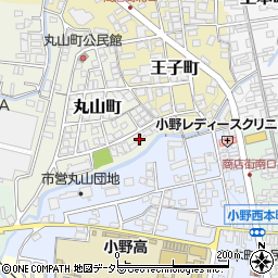 兵庫県小野市丸山町2周辺の地図
