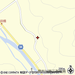 島根県浜田市内村町1165周辺の地図