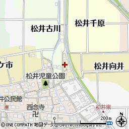 京都府京田辺市松井向井36周辺の地図