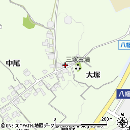 京都府八幡市美濃山狐谷2周辺の地図