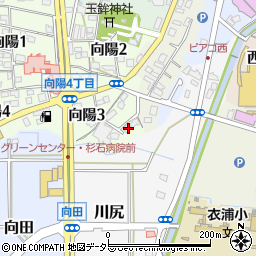 愛知県知多郡武豊町向陽3丁目53周辺の地図