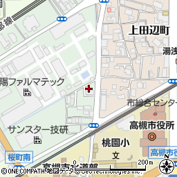 大阪府高槻市明田町5-35周辺の地図