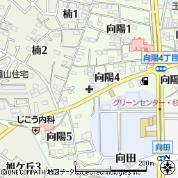 愛知県知多郡武豊町向陽4丁目16周辺の地図