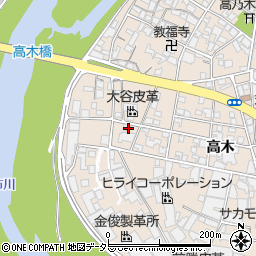 兵庫県姫路市花田町高木28周辺の地図