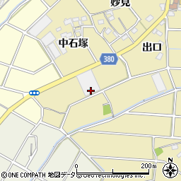 愛知県豊川市豊津町広畑周辺の地図