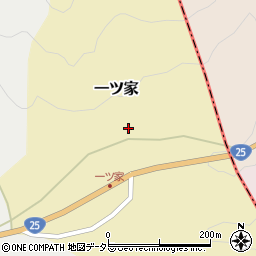 〒519-1401 三重県伊賀市一ツ家の地図