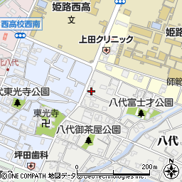 兵庫県姫路市八代791-5周辺の地図