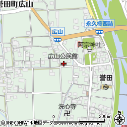 広山公民館周辺の地図
