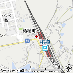 タイムズＪＲ柘植駅前駐車場周辺の地図