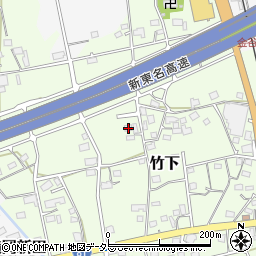 静岡県島田市竹下261周辺の地図