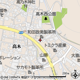 兵庫県姫路市花田町高木222周辺の地図