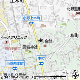 但馬銀行小野支店 ＡＴＭ周辺の地図