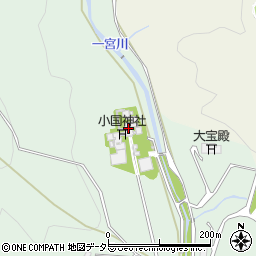 小國神社大宝殿周辺の地図