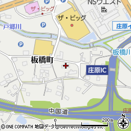 広島県庄原市板橋町242周辺の地図