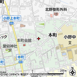 兵庫県小野市本町15周辺の地図