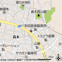 兵庫県姫路市花田町高木223周辺の地図