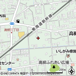 静岡県藤枝市高柳1635-3周辺の地図