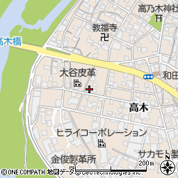 兵庫県姫路市花田町高木8周辺の地図