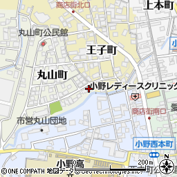 兵庫県小野市丸山町1周辺の地図