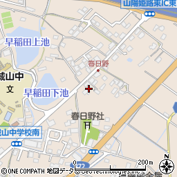 兵庫県姫路市飾東町塩崎822周辺の地図