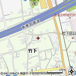 静岡県島田市竹下333周辺の地図