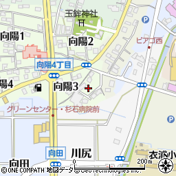 愛知県知多郡武豊町向陽3丁目47周辺の地図