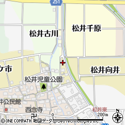 京都府京田辺市松井向井37-1周辺の地図
