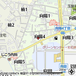 愛知県知多郡武豊町向陽4丁目13周辺の地図