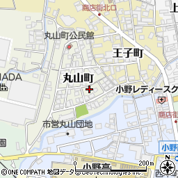 兵庫県小野市丸山町4-9周辺の地図